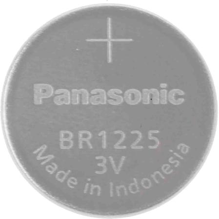 BR-1225/BN Panasonic BR1225 Button Battery, 3V, 12.5mm Diameter