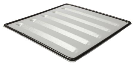 NSYCAG170X190LM Metal OutletGrid cut-out170x190mm
