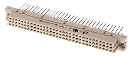 09032646821 HARTING 64 Way 2.54mm Pitch, Type C Class C2, 2 Row, Straight DIN 41612 Connector, Socket