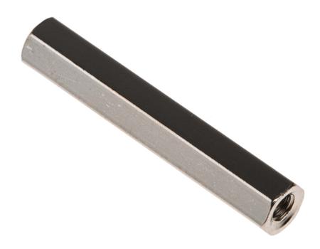 222-446 RS PRO Standoff, M3 x M3 Thread, 30mm Body, Brass, Female/Female
