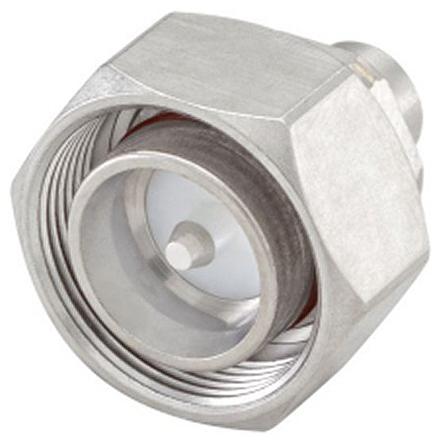 64S101-272N1 Rosenberger 4.3-10 Series, Plug Cable Mount 4.3-10 Connector, 50Ω, Solder Termination, Straight Body