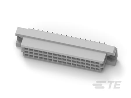 535091-5 TE Connectivity, 5350 2.54mm Pitch Connector Backplane Connector, Receptacle, Vertical, 16 Column, 3 Row, 48 Way