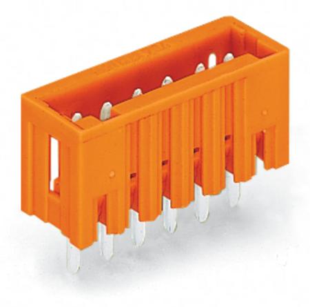 734-235 WAGO 734 Series Straight Through Hole Header, 5 Contact(s), 3.5 mm Pitch, 1 Row, Shrouded