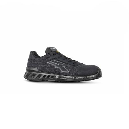 RV20116-44 UPower RED LEVE Unisex Black Aluminium Toe Capped Safety Shoes, UK 10, EU 44