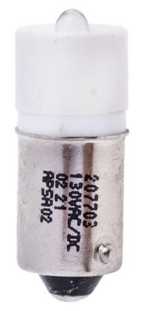 207-703 RS PRO White LED Indicator Lamp, 130V ac/dc, BA9s Base, 10mm Diameter, 710mcd