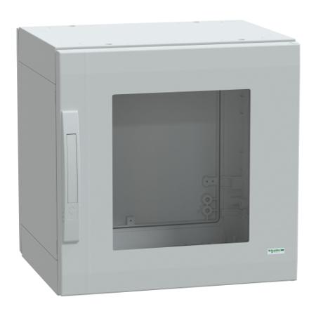 NSYPLA554TG Schneider Electric Thalassa Series Fibreglass Reinforced Polyester Single-Door-Door Floor Standing Enclosure,