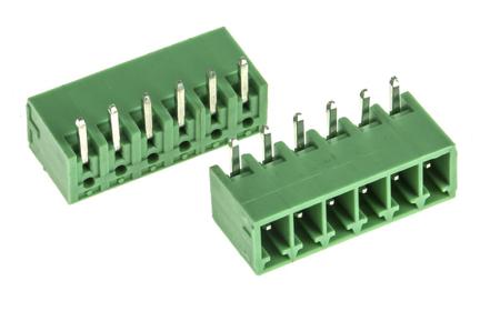 144-4110 RS Pro 3.5mm Pitch Right Angle, PCB Terminal Block, PCB Mount, 6 Way