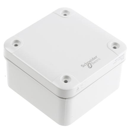 NSYTBP885 Schneider Electric PanelSeT Series Polycarbonate Wall Box, IP66, 89 mm x 89 mm x 54mm