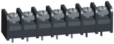 4-1437664-0 Dual Barrier Strip, 7 Contact, 9.53mm Pitch, 1 Row, 20A