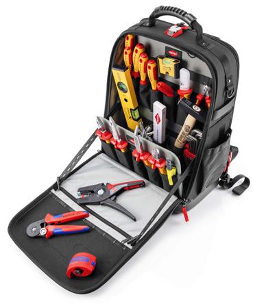 00 21 50 E Knipex Synthetic Fibre Tool Bag with Shoulder Strap 530mm x 217mm x 549mm