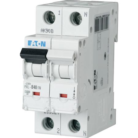 236124-PXL-B40-1N Eaton xPole - PXL PXL MCB, 1P, 40A Curve B, 230V AC, 10 kA Breaking Capacity