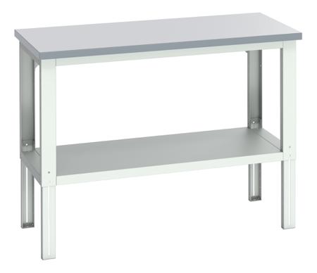 41003678-16V Bott 41003678.16V Sheet Steel Workbench, 450kg Max Load, Adjustable Height, 743 → 1140mm x 750mm x 1500mm