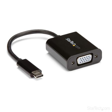CDP2VGA StarTech.com USB C to VGA Adapter, USB 3.1, 1 Supported Display(s) - 1920 x 1200