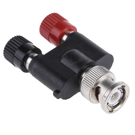 J01008A0627 Telegartner Black, Red, Male Binding Post with Brass contacts and Gold Plated - Socket Size: 4mm