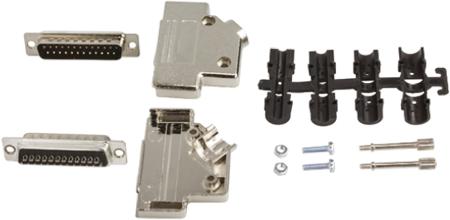 MHD45PK25-DB25P-K MH Connectors MHD45PK 25 Way D-sub Connector Plug