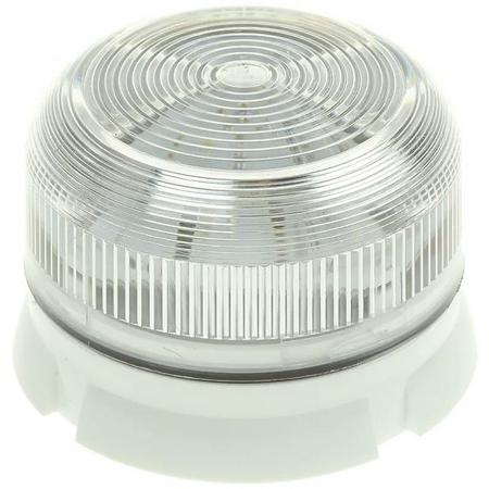 QBS-0312 Klaxon QSB Series Clear Flashing, Static Beacon, 230 V, Standard, LED Bulb, IP65