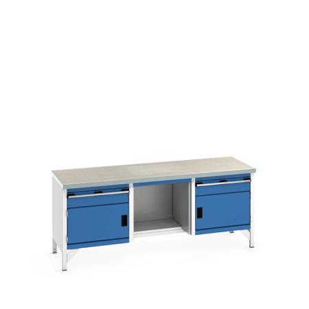 41002069-11V Bott 41002069.11V Sheet Steel Workbench, 840mm x 750mm x 2000mm