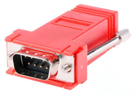 314-8098 RS PRO D Sub Adapter Male 9 Way D-Sub to Female RJ45