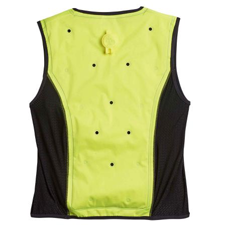 12676 Ergodyne Black, Yellow Lightweight Hi Vis Vest, XXL