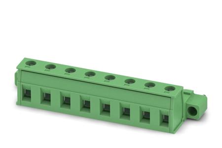 1858934 Phoenix Contact, 7.62mm Pitch, GIC 2.5/ 8-STF-7.62, 8 Way, , Pluggable Terminal Block, Inverted Plug, Cable Mount,