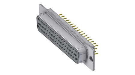 DTS50SY/2 Deltron Connectors DTS Through Hole D-sub Connector Socket