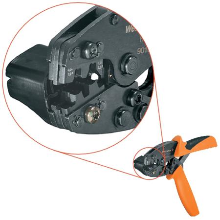 9013080000 Weidmuller HTF 48 Hand Crimp Tool for Uninsulated Spade Terminals