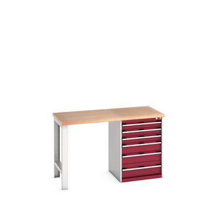 41003492-24V Bott 41003492.24V Sheet Steel Workbench, 940mm x 750mm x 1500mm