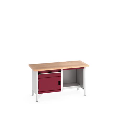 41002037-24V Bott 1 Door, 1 Drawer Sheet Steel Floor Standing Storage Cabinet, 1500 X 750 X 840mm
