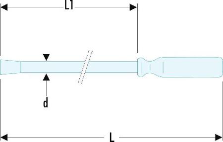 D-3-24 Facom Pry Bar, 787 mm Length