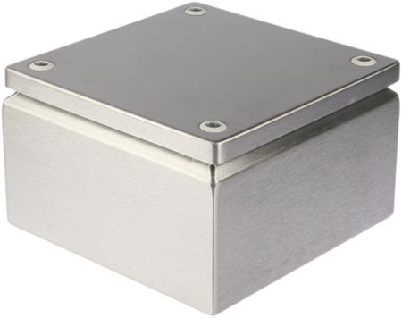 1528010 Rittal KL Series 304 Stainless Steel Terminal Box, IP66, 200 mm x 200 mm x 120mm