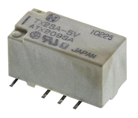 TX2SA-5V Panasonic Surface Mount Signal Relay, 5V dc Coil, 2A Switching Current, DPDT