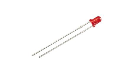 RND-135-00152 RND2 V Red LED T1 (3 mm) Panel Mount, RND RND 135-00152