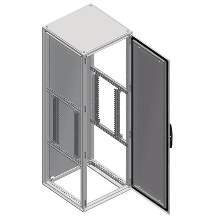 NSYRCKP4 Schneider Electric PanelSeT Accessoires Series Galvanised Steel General Purpose Enclosure, IP55, Flanged, 200 x 60mm