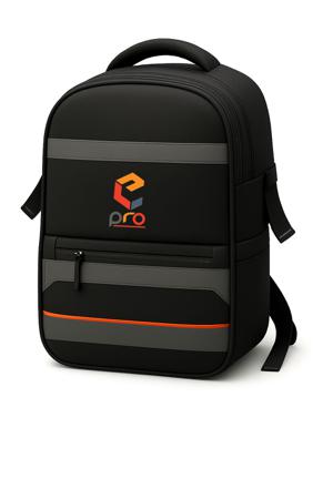 tls23tckbgblkgry E-Pro Tool Bag Backpack 23-Compartment, Ergonomic, Weather-Resistant, Field-Ready Storage Solution