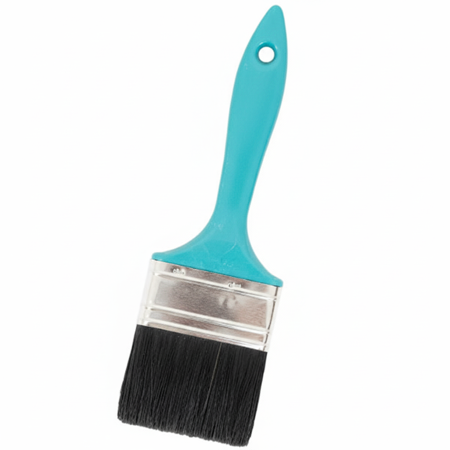 ptbr-popb12w E-Pro 2 Inch Flat Oil Paint Brush Synthetic Bristles with Durable Plastic Handle 12 cm Wide