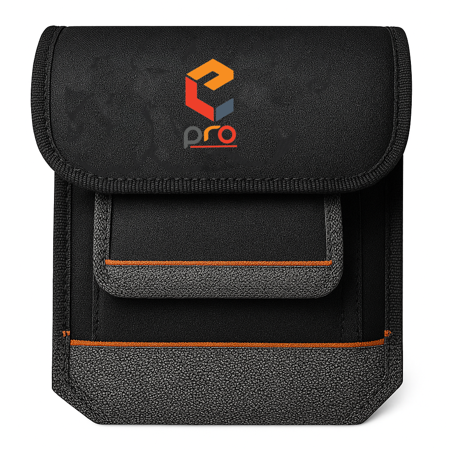 tlsbgblkgry E-Pro GearGuard Compact Tool Satchel, Tear-Resistant, Weather-Ready with Multi-Pocket Storage and Padded Strap
