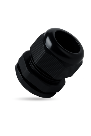 pscg7-m12blk E-Pro Black Nylon Cable Gland M12x1.5 Thread 3mm to 6.5mm Cable Diameter