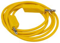 934064103 Hirschmann Test & Measurement Test lead, 16A, 60V dc, Yellow, 1.5m Lead Length