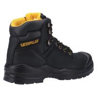 P724913 CAT  Black Steel Toe Capped Unisex Safety Boots, UK 9, EU 43
