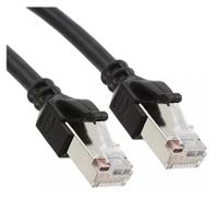 HARTING, 2m Cat5e, Black RJ45 to Male RJ45 Male, SF/UTP Shielded, Terminated PUR Sheath
