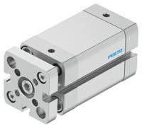 ADNGF-25-30-P-A Festo Pneumatic Compact Cylinder - 554234 25 mm Bore, 30 mm  Series, Double Acting Acting