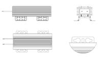 CBRV295C777-100R-KT Danotherm CBR-H225 Series Wire Lead Wire Wound Braking Resistor, 100Ω ±10% 525W