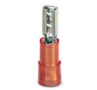 3240049 Phoenix Contact C-SCFI 1.5 Red Insulated Female Spade Connector, Receptacle, 2.8 x 0.25mm Tab Size, 0.5mm² to 1.5mm²