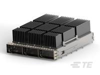 TE Connectivity QSFP Connector, Cage & Heatsink 3-Port 1-Position, 2342886-3