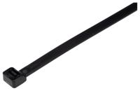 233-493 RS Pro Black Nylon Non-Releasable Cable Tie, 380mm x 7.6 mmRS Pro
