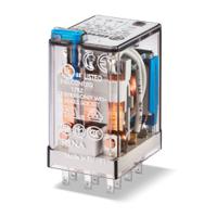 553391100000 Finder Plug In Relay, 110V dc Coil, 10A Switching Current, 3PDT, 3PDT