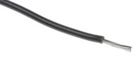 RS PRO Black 0.2mm² Hook Up Wire, 24 AWG, 11/0.16 mm, 100m, PVC Insulation
