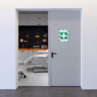 4945131 Durable MagneticDURAFRAME® MAGNETIC SECURITY Green/White A4 Metal Information Frame, 4.5mm Height, 236mm WidthDurable