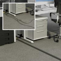 137-633 RS PRO 1.8m Grey Cable Cover in PVC, 17mm Inside dia.Rs Pro