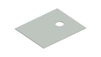 Fischer Elektronik Flame Retardant Silicone Thermal Insulation, 21mm x 17mm x 0.3mm